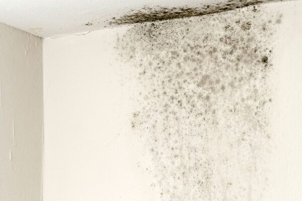 Damp and mould on interior wall highlighting need for safe systems of work accreditation